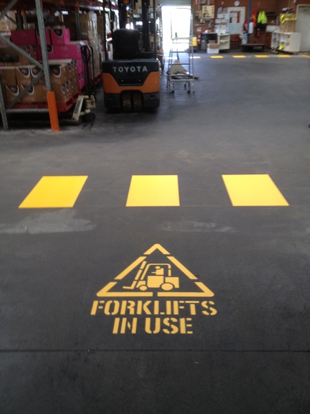 Safety-Walkway-Forklift-Line-Marking